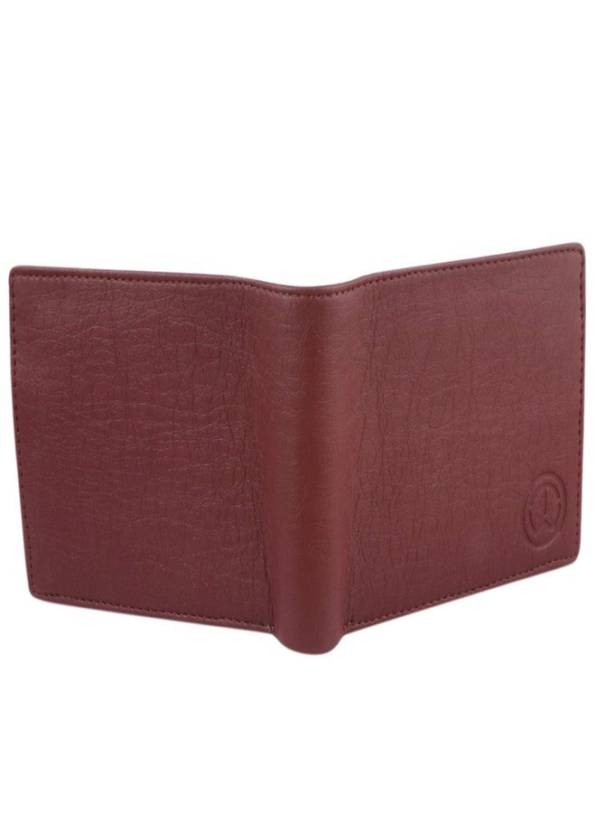 TnW Men's Artificial Leather Wallet with Detachable Card Holder (Brown) - Image 4